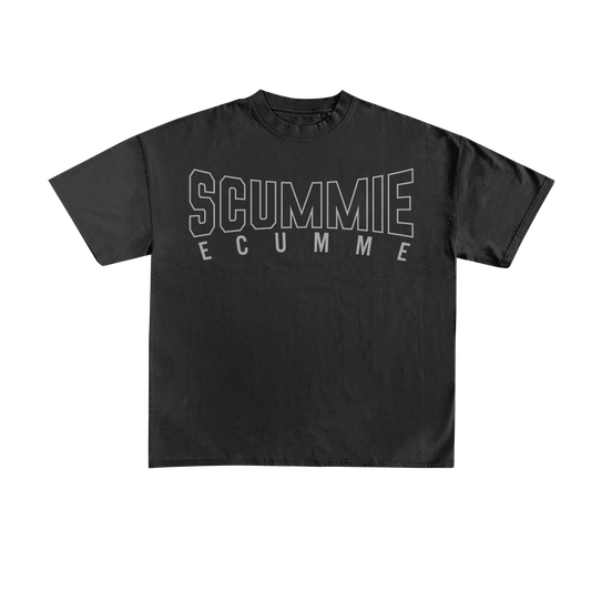 Black Gray Action Figures tee