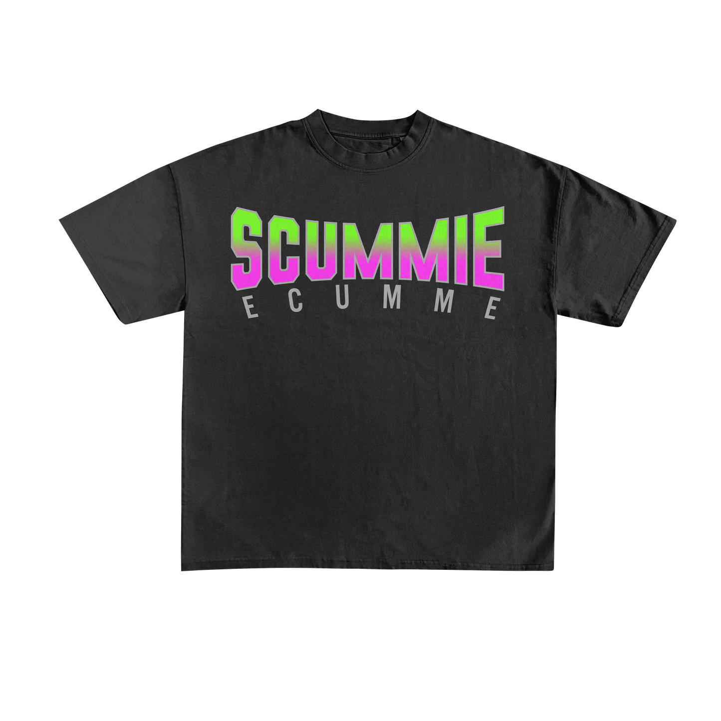 Green Pink Action Figure tee